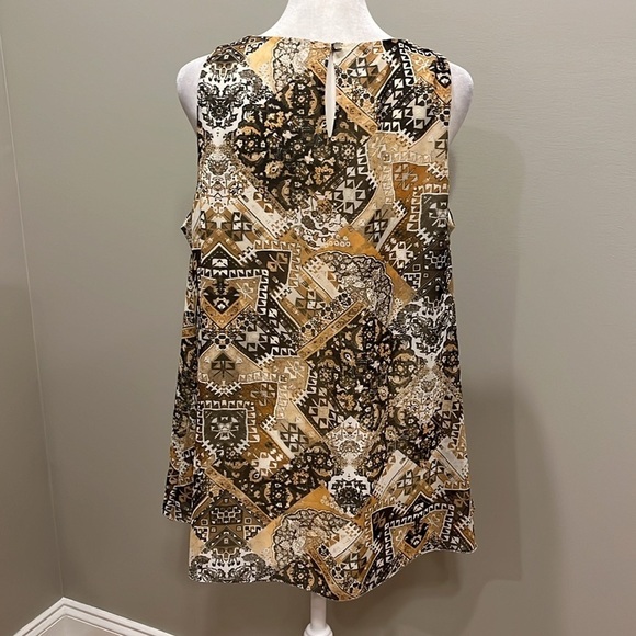Calvin Klein Sleeveless Blouse Size Large - Picture 3 of 6